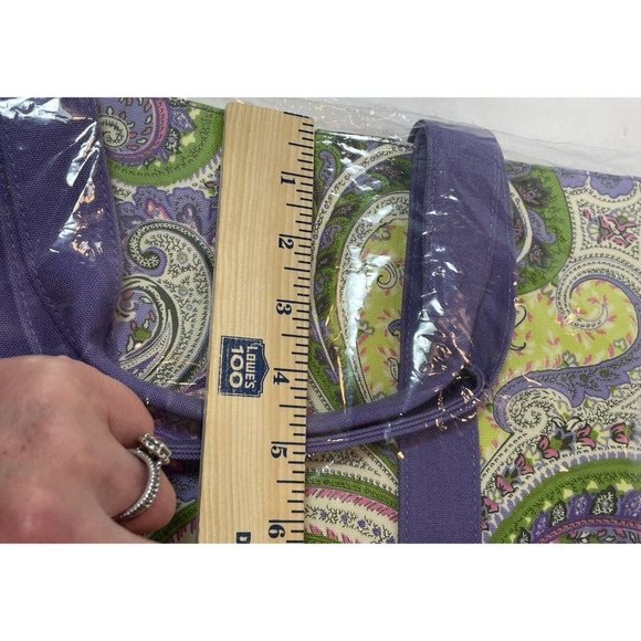 Jim Thompson Madrid Multicolor Paisley Floral Print Large Canvas Tote Shopper - Picture 13 of 13